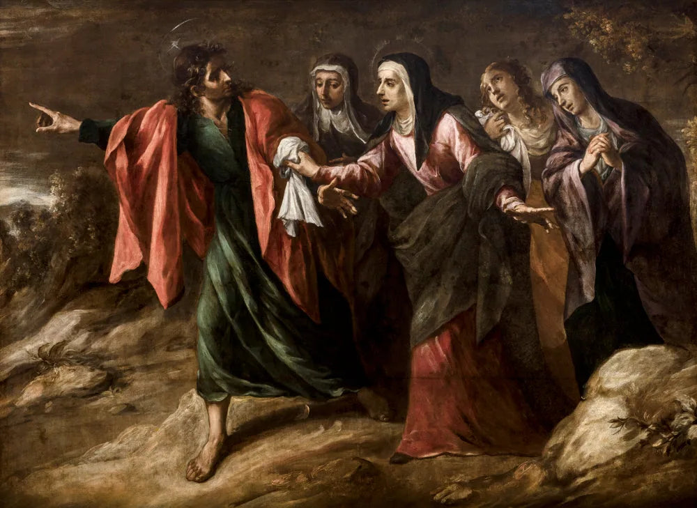 La Virgen con las Tres Marías y San Juan camino del Calvario - Juan de Valdés Leal image 1 reproduction de peinture à l’huile