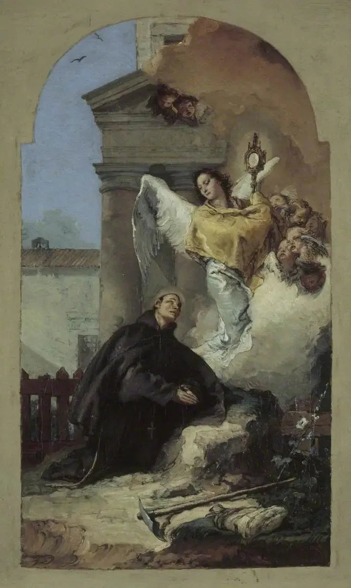 La visione dell'Eucaristia di san Pascal Baylon - Giovanni Battista Tiepolo
