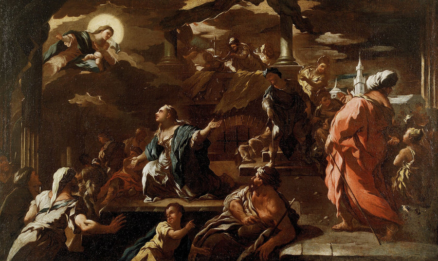 La Visione di Maria l'Egizia - Luca Giordano