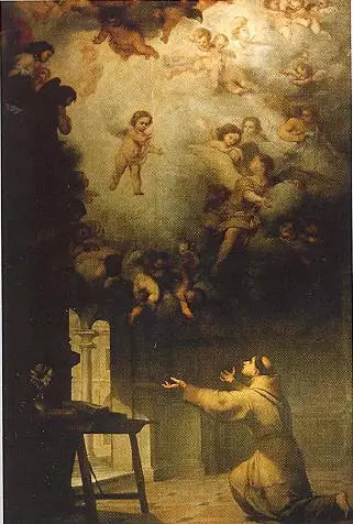 La visione di sant'Antonio di Padova - Bartolomé Esteban Murillo