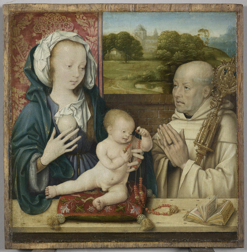 La Visione di san Bernardo - Joos van Cleve