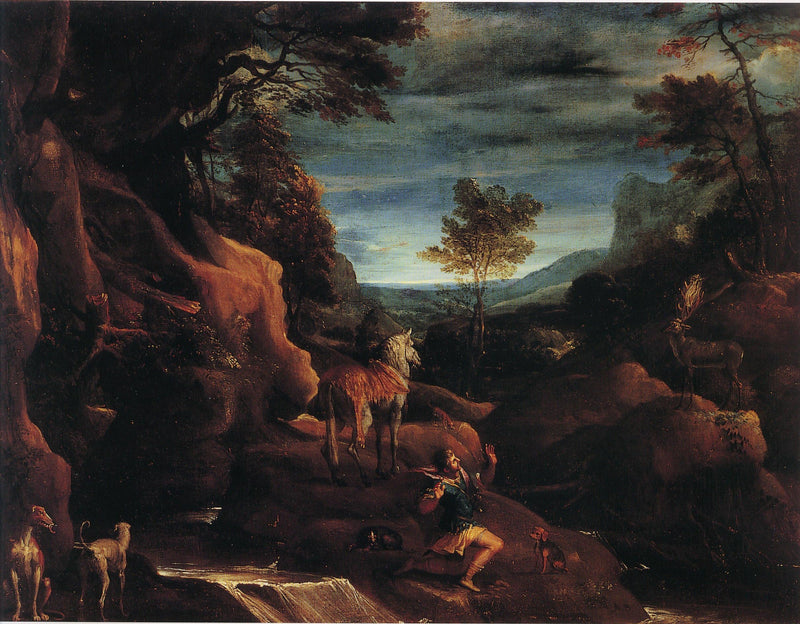 La visione di san Eustachio - Annibale Carracci