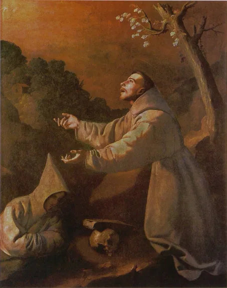 La visione di san Francesco - Francisco de Zurbarán