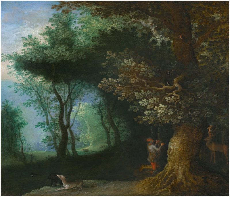 La vision de saint Hubert - Jan Brueghel l'Ancien