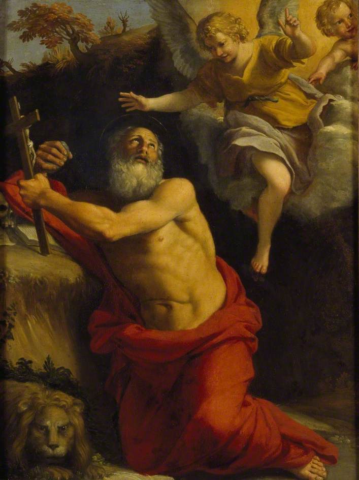La visione di san Gerolamo - Domenichino