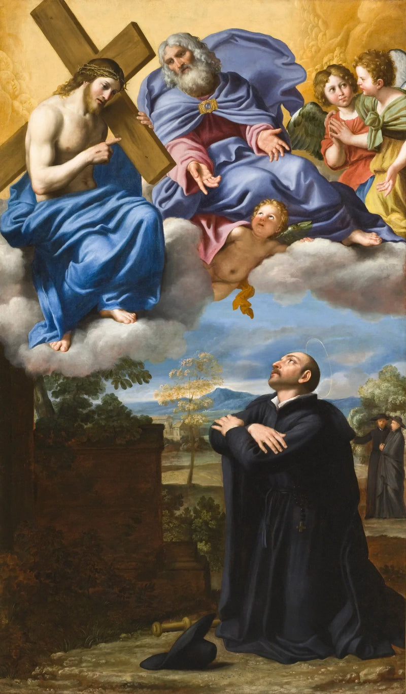 La visione di Cristo e di Dio Padre di san Ignazio di Loyola a La Storta - Domenichino