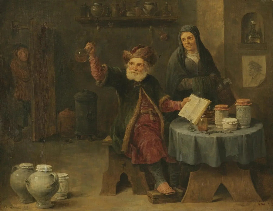 La visita dal medico - David Teniers il Giovane