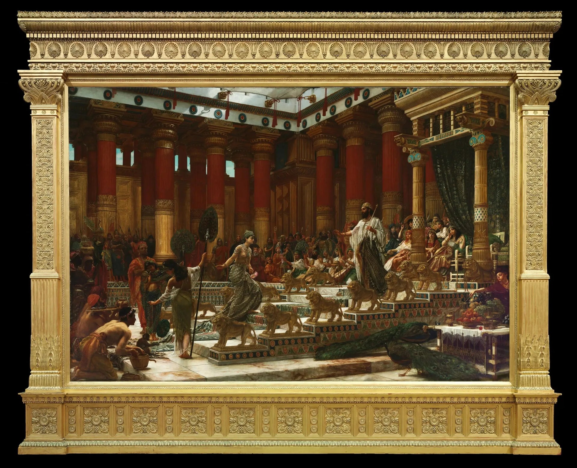 La Visite de la Reine de Saba au Roi Salomon - Edward Poynter image 1 reproduction réalisée par Alpha Reproduction