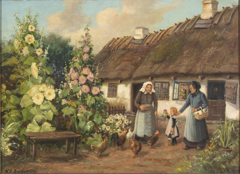 La visita - H. A. Brendekilde