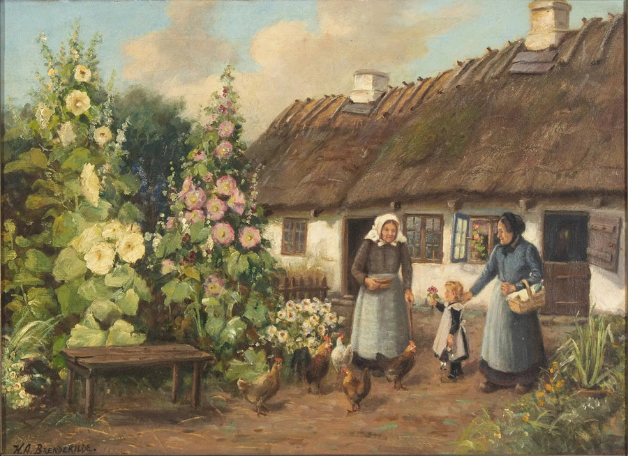 La visita - H. A. Brendekilde