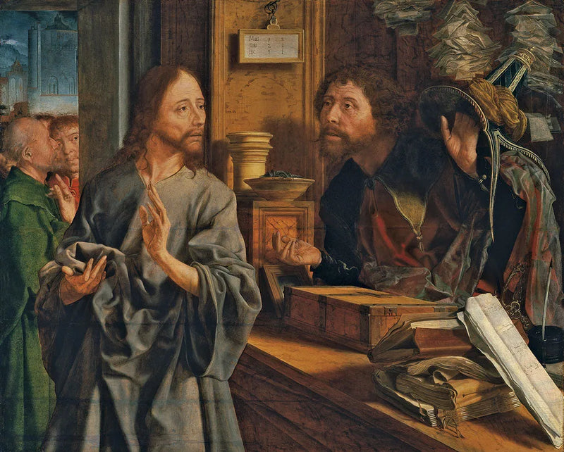 La Vocazione di San Matteo. - Marinus van Reymerswale
