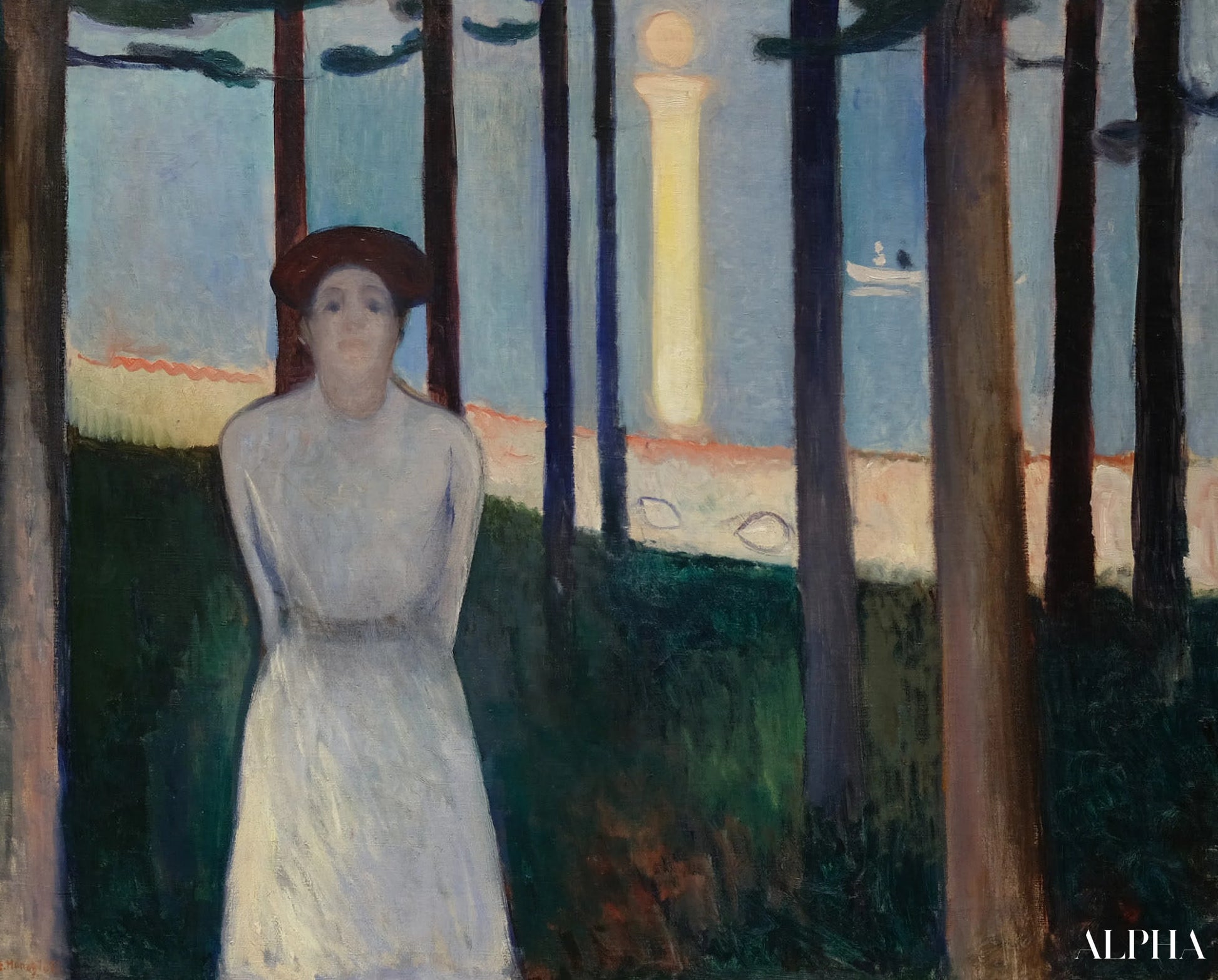 La Voix (Nuit d'été) - Edvard Munch - Reproductions de tableaux et peintures haut de gamme