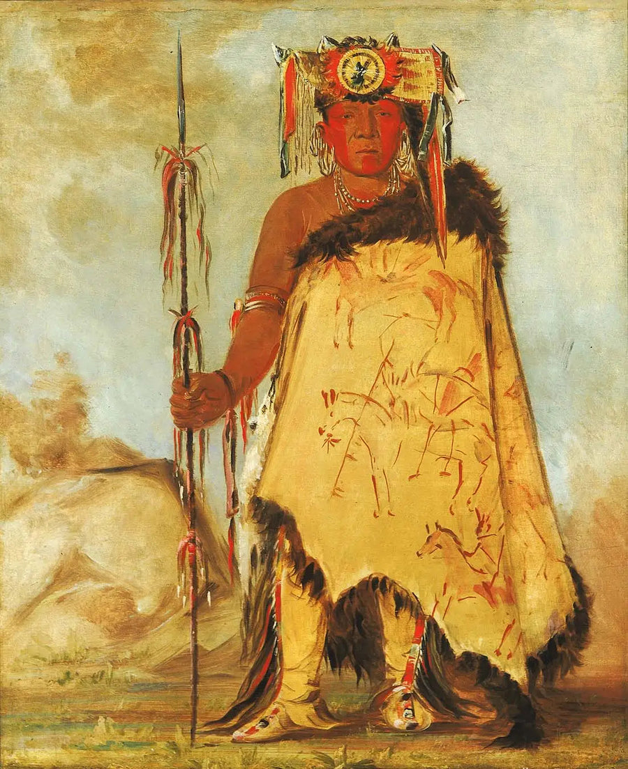 La-wée-re-coo-re-shaw-wee, capo di guerra, un Pawnee repubblicano - George Catlin