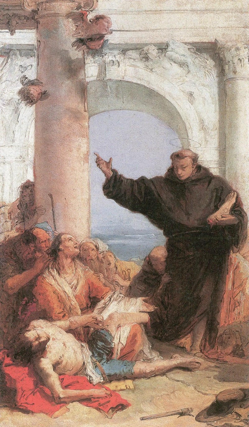 La Wunderheilung des zornigen Sohnes - Giovanni Battista Tiepolo