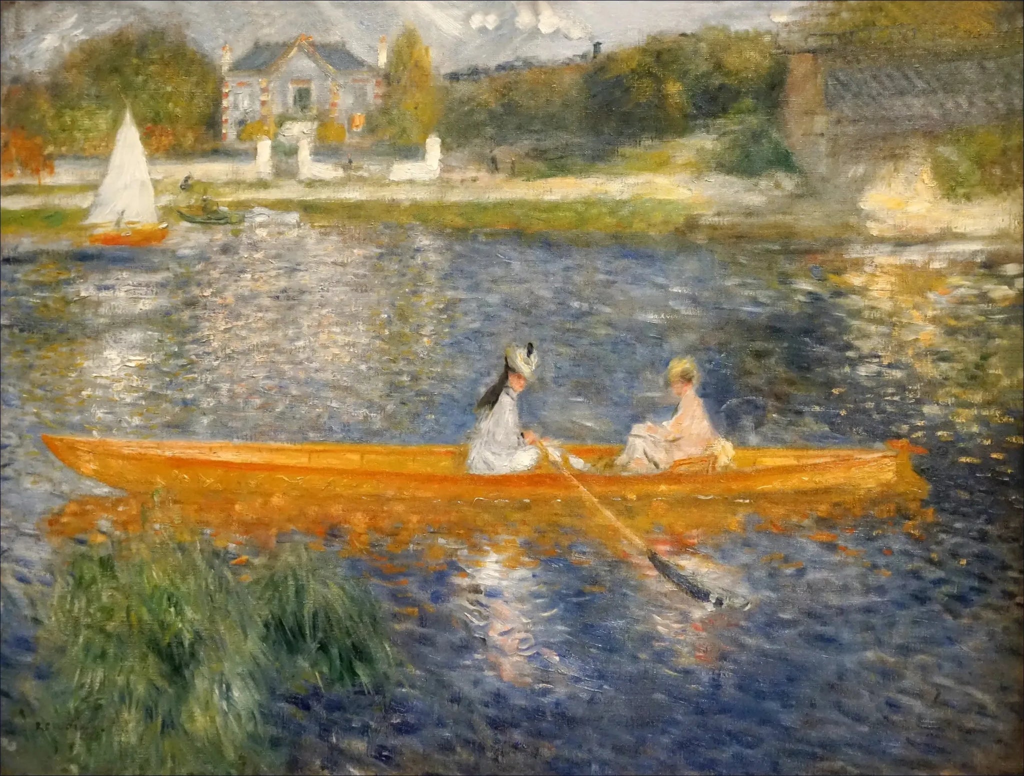 La Yole - Pierre-Auguste Renoir image 1 reproduction de peinture à l’huile