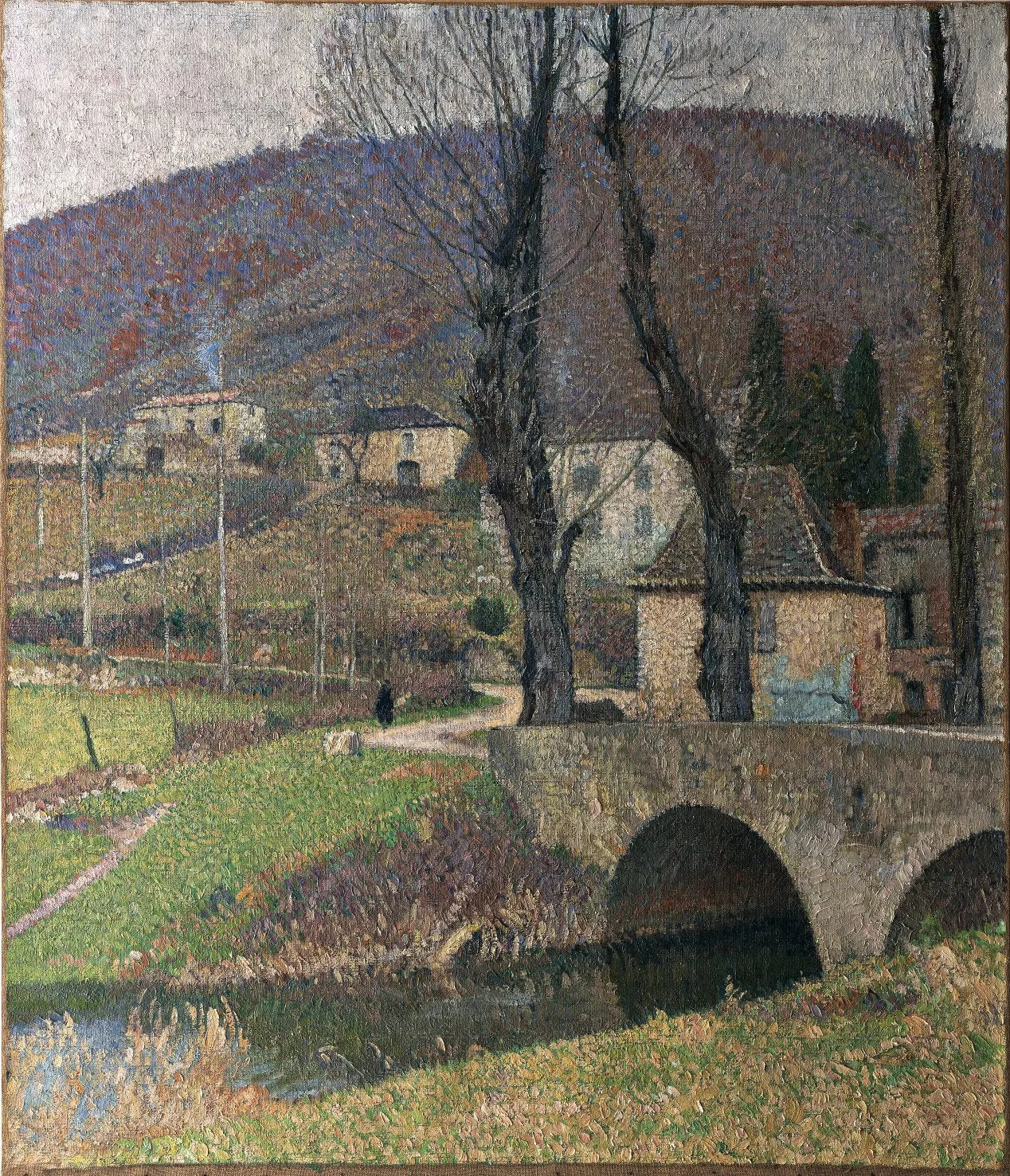 Labastide-du-vert, le village - Henri-Jean Guillaume Martin image 1 reproduction artisanale de tableau