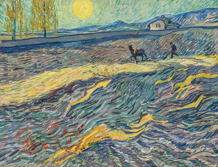 Contadino in un campo - Vincent van Gogh