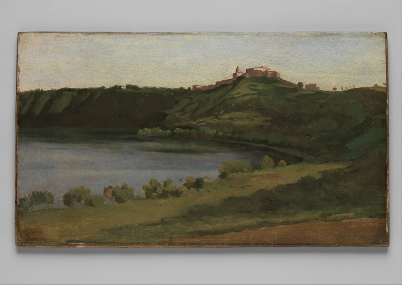 Lago Albano e Castel Gandolfo - Jean-Baptiste Camille Corot