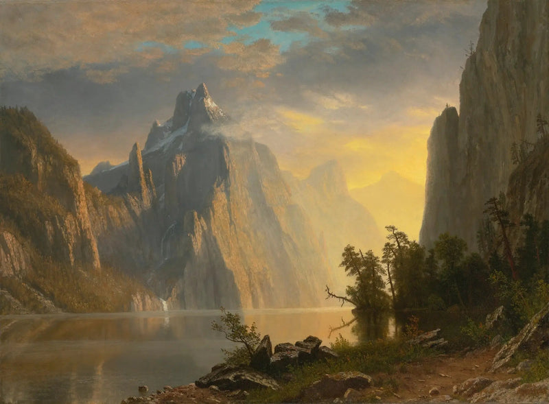Lago nella Sierra Nevada - Albert Bierstadt