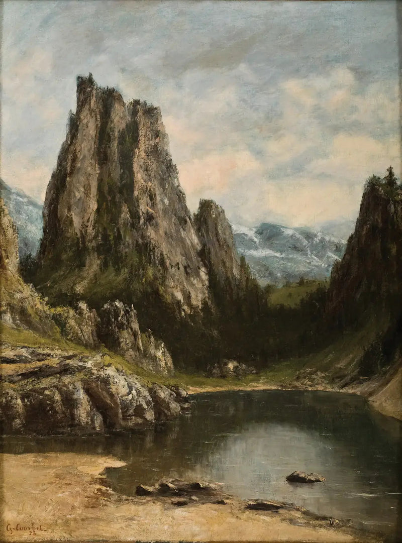 Lago nelle montagne - Gustave Courbet