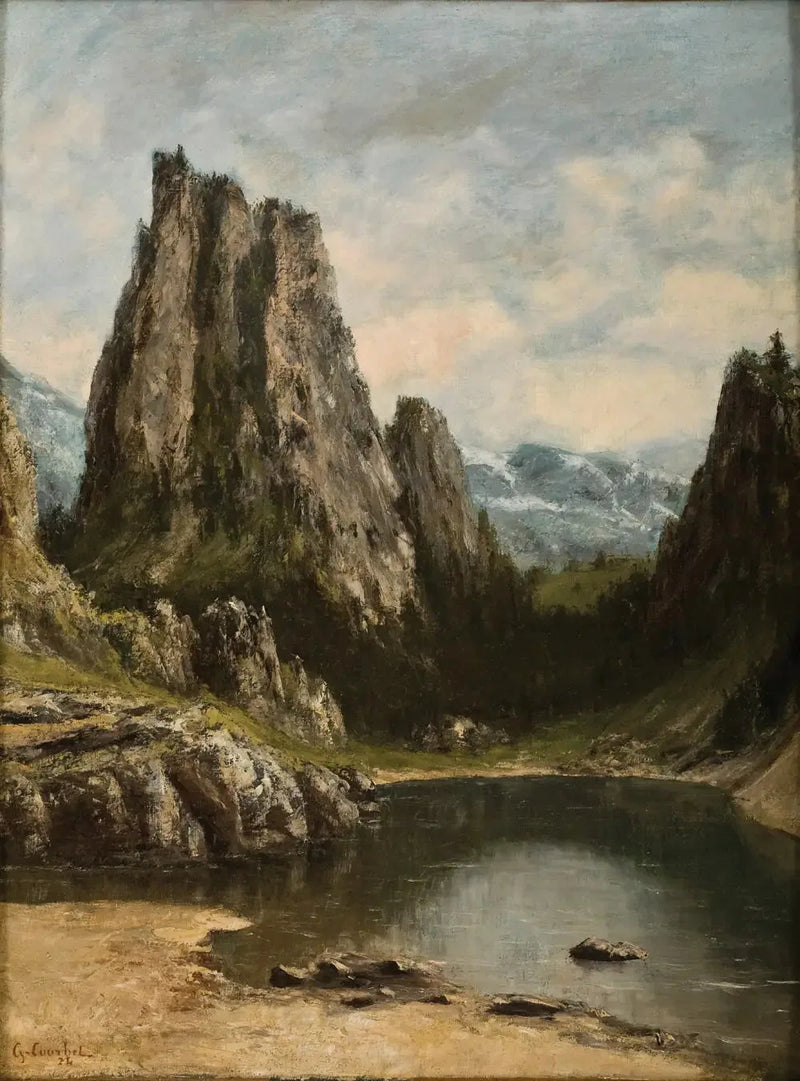 Lago nelle montagne - Gustave Courbet