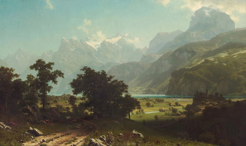 Lago di Lucerna - Albert Bierstadt