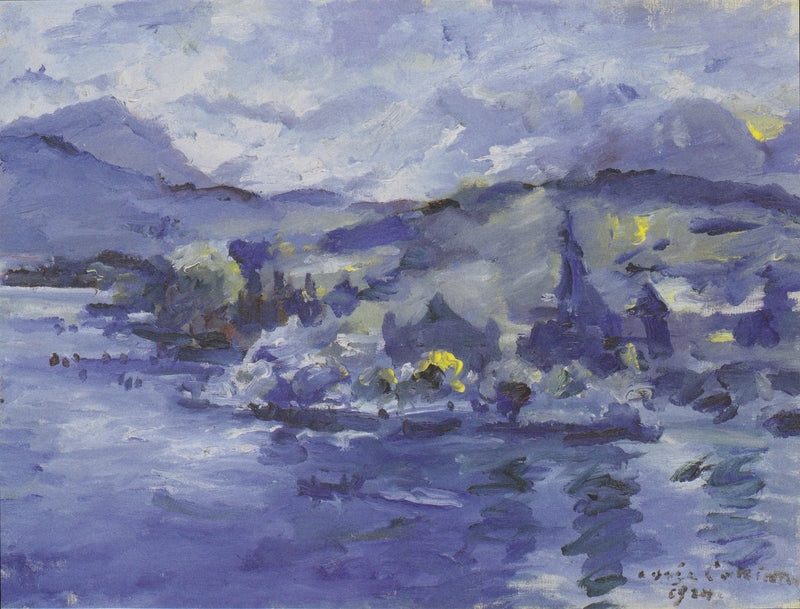 Lago dei Quattro Cantoni nel pomeriggio - Lovis Corinth