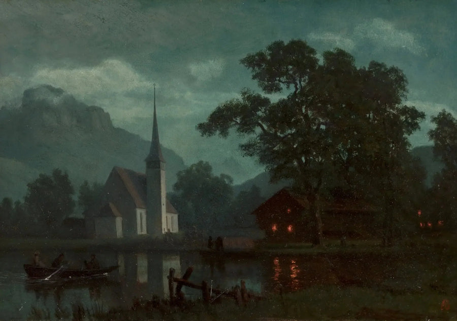 Lago dei Quattro Cantoni, Svizzera - Albert Bierstadt