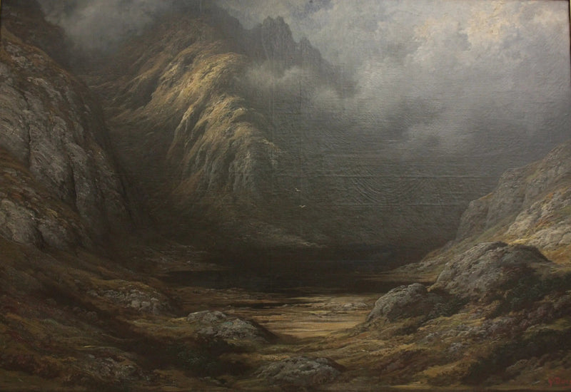 Lago in Scozia dopo la tempesta - Gustave Doré
