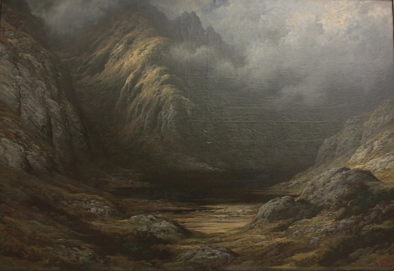Lago in Scozia dopo la tempesta - Gustave Doré