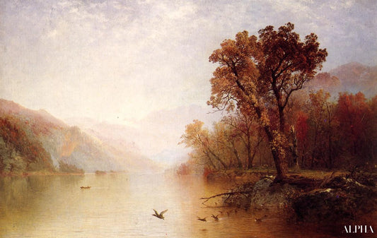 Lago George - John Frederick Kensett - Riproduzioni di quadri e dipinti di alta gamma