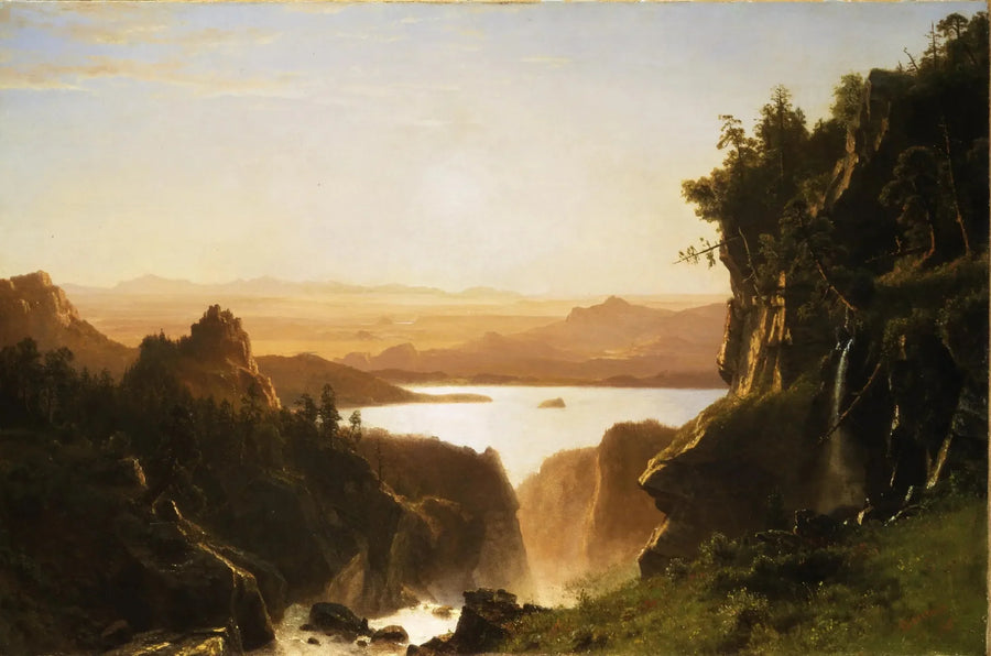 Lac Island, catena di Wind River, Wyoming - Albert Bierstadt