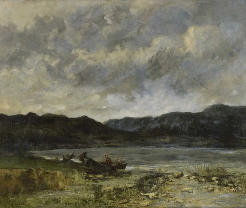 Lago vicino a Saint-Point - Gustave Courbet