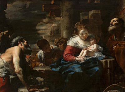 L’Adoration des bergers - Mattia Preti - Alpha Reproduction