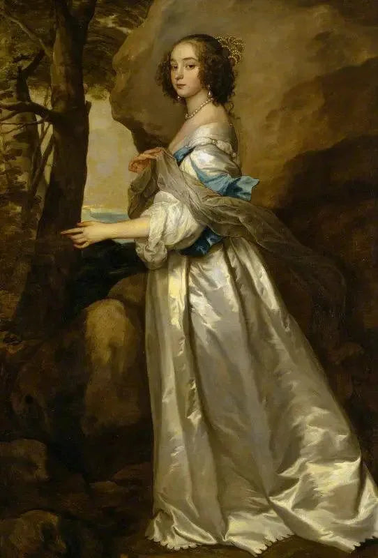 Lady Frances Cranfield, Lady Buckhurst, futura contessa di Dorset (deceduta nel 1687) - Antoine van Dyck