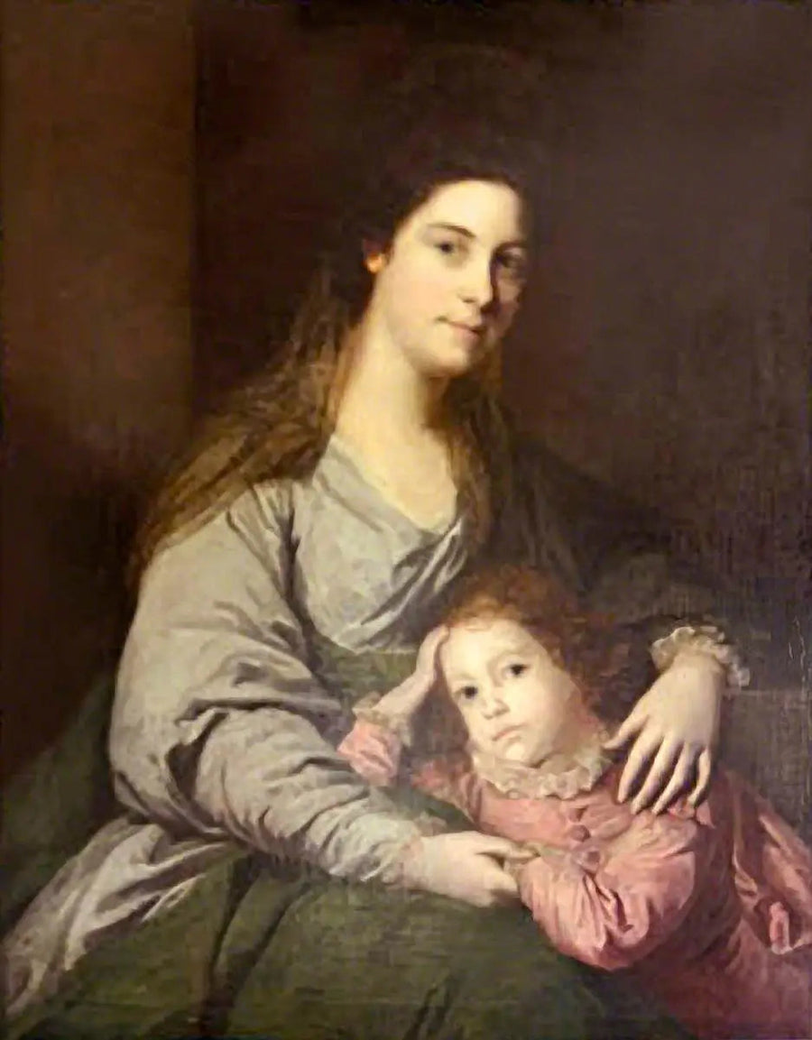 Lady Lepell Phipps (1723–1780) e suo figlio, Charles (?) (1753–1786) - Joshua Reynolds