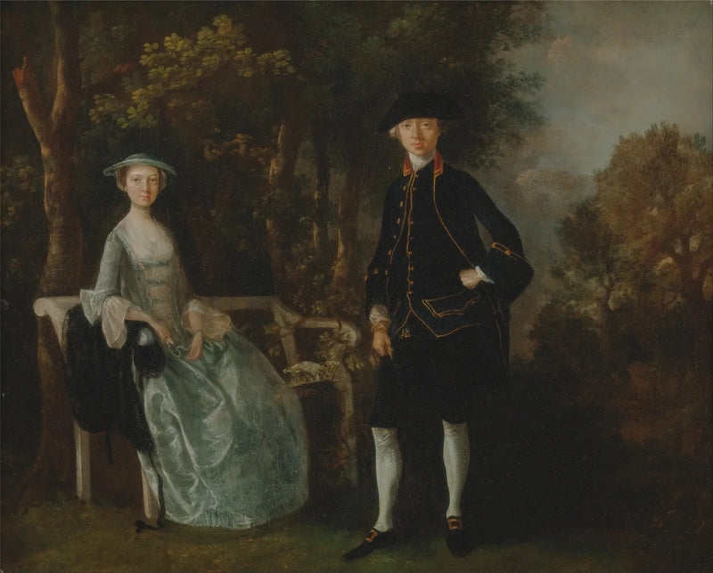 Lady Lloyd e suo figlio, Richard Savage Lloyd, di Hintlesham Hall, Suffolk - Thomas Gainsborough