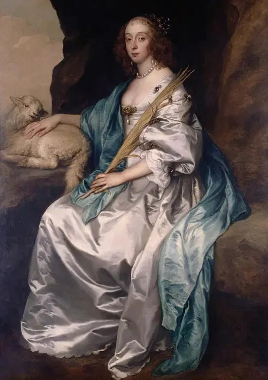 Lady Mary Villiers, duchessa di Richmond e Lennox (1622-1685) - Antoine van Dyck