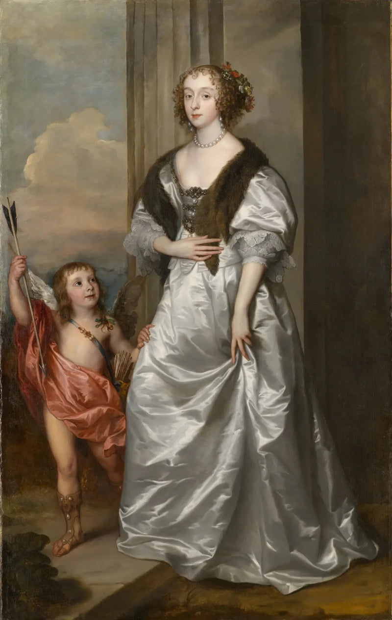 Lady Mary Villiers, futura duchessa di Richmond e Lennox, con Charles Hamilton, Lord Arran - Antoine van Dyck