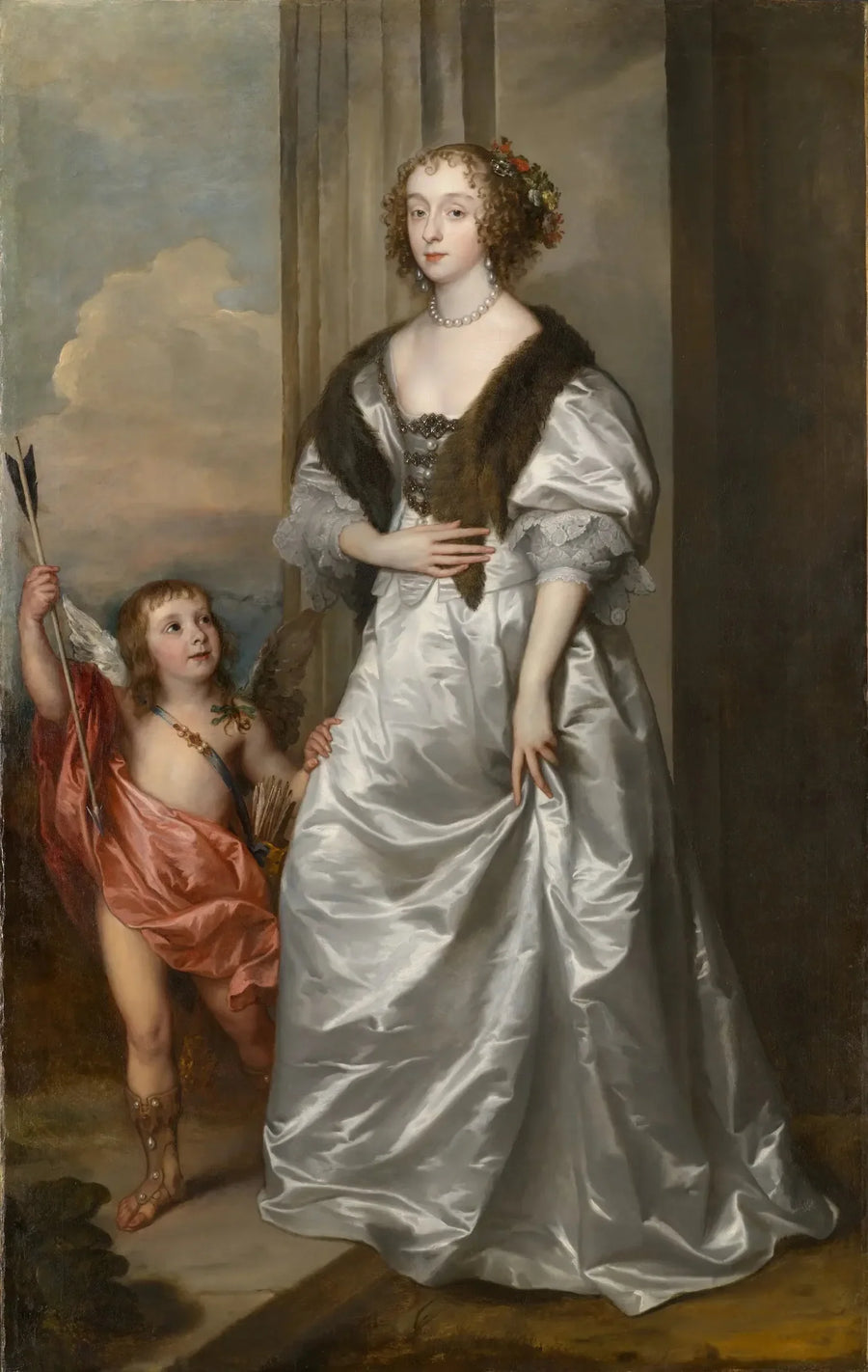 Lady Mary Villiers, futura duchessa di Richmond e Lennox, con Charles Hamilton, Lord Arran - Antoine van Dyck