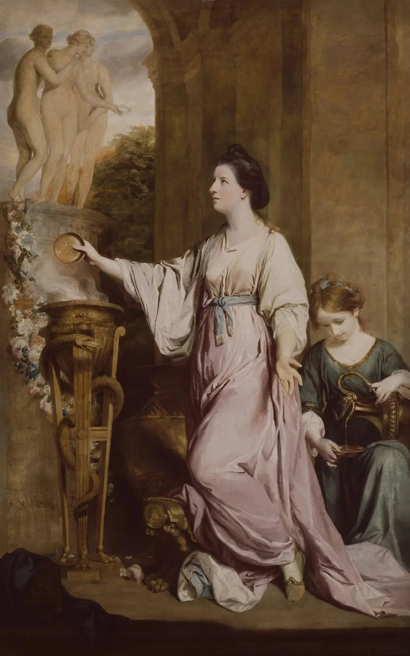 Lady Sarah Bunbury sacrificando alle Grazie - Joshua Reynolds