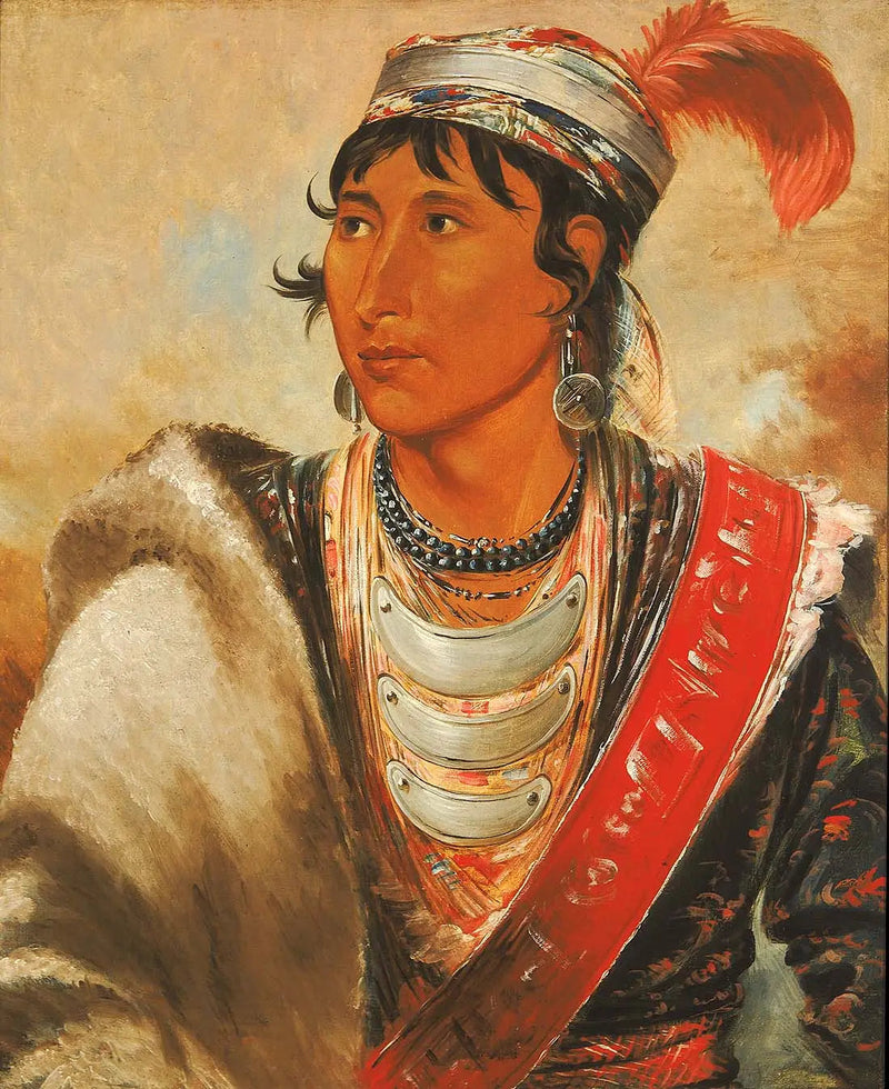 Láh-shee, il leccatore, soprannominato « Creek Billy » - George Catlin