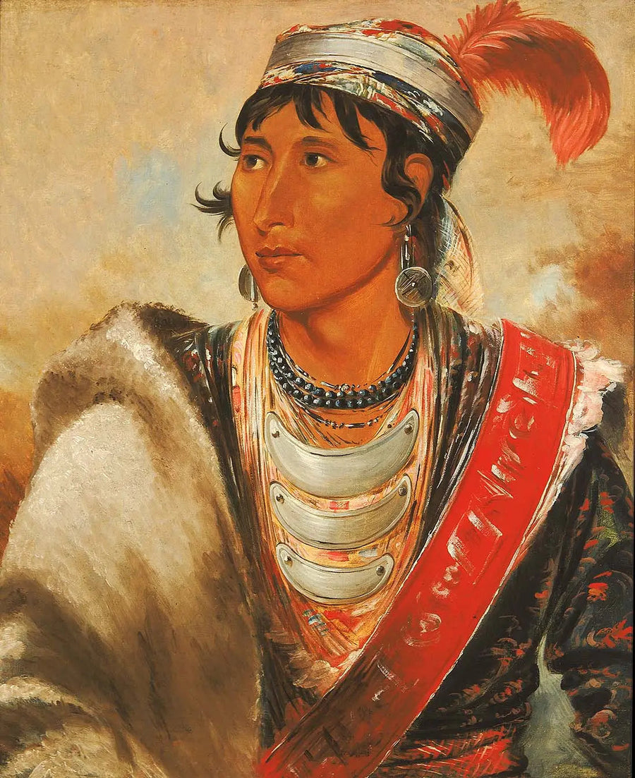 Láh-shee, il leccatore, soprannominato « Creek Billy » - George Catlin