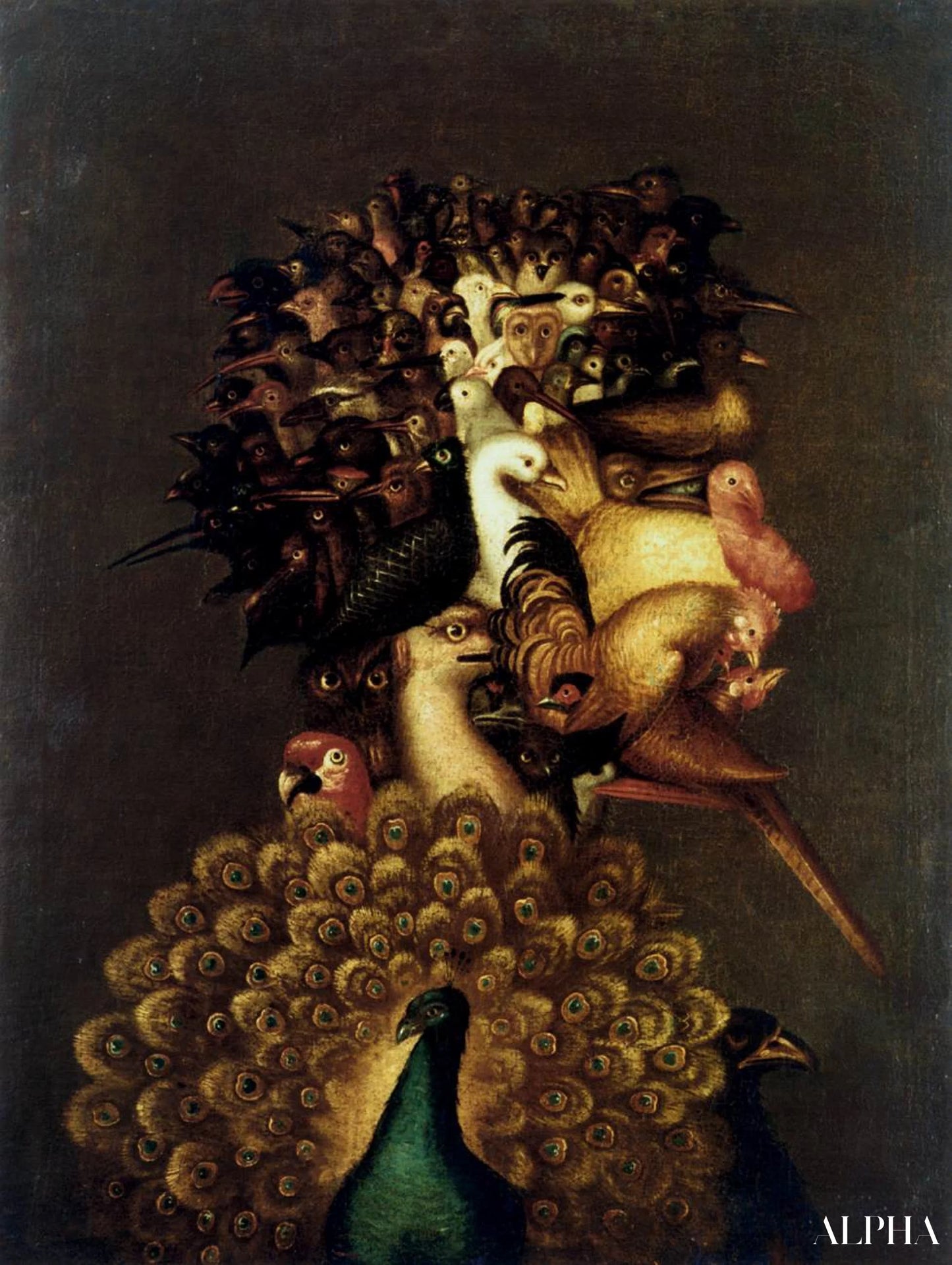 L'aria - Arcimboldo - Riproduzioni di quadri e dipinti di alta gamma