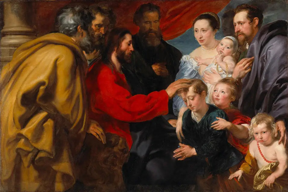 Laissez les enfants venir à moi - Antoine van Dyck image 1 reproduction réalisée par Alpha Reproduction