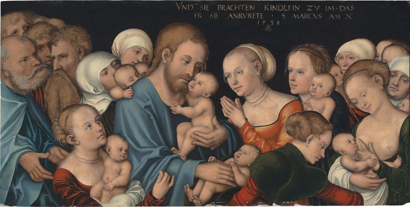 Lasciate che i piccoli vengano a me (Il Cristo benedice i bambini) - Lucas Cranach il Vecchio