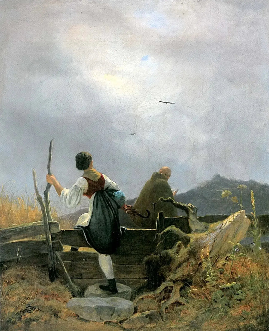 Latte e Monaco - Carl Spitzweg