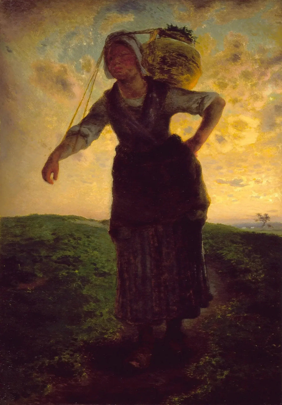 Laitière normanda a Gréville - Jean-François Millet