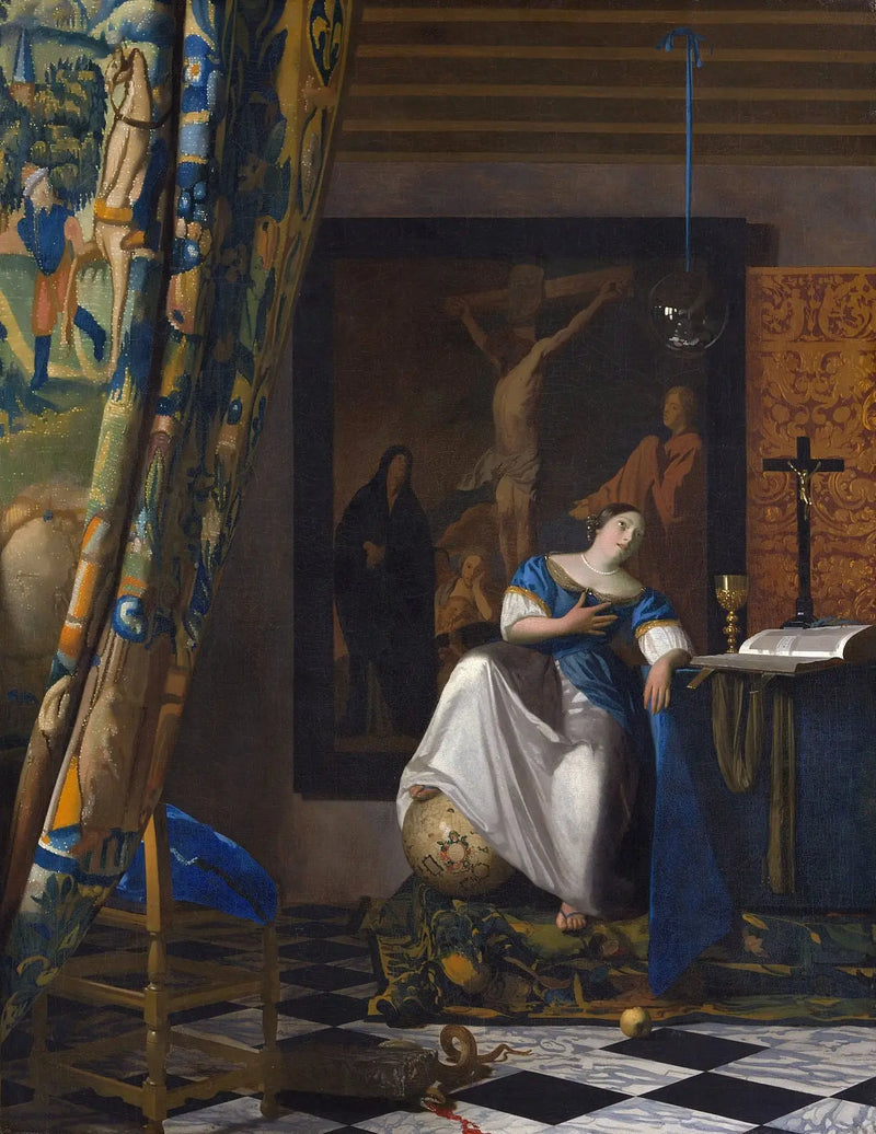 L'Allegoria della Fede - Johannes Vermeer