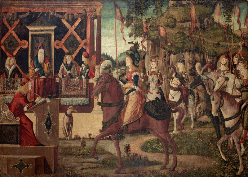 L'Ambasciata che Ippolita, la regina delle Amazzoni, invia a Teseo, re di Atene - Vittore Carpaccio